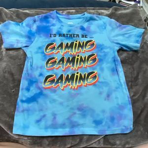 Wonder Nation SZ 8 M Tie Dye Gaming Tee